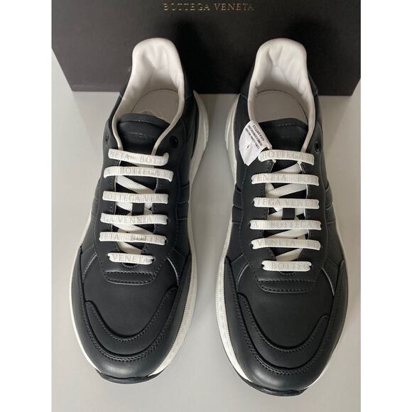 Bottega Veneta Men’s Gray Calf Leather Sneakers 8 US 565646 2015 NIB $850 main image 8